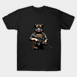 Tactical Wild Boar Adventure Tee Unleash the Beast Within T-Shirt